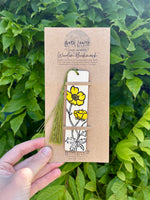 Handprinted Wooden Bookmarks