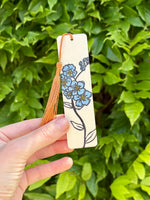 Handprinted Wooden Bookmarks