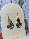 New! Autumn/Winter Wooden Earrings