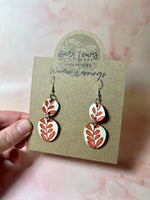 New! Autumn/Winter Wooden Earrings