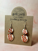 New! Autumn/Winter Wooden Earrings