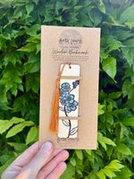 Handprinted Wooden Bookmarks