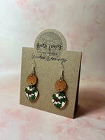 New! Autumn/Winter Wooden Earrings