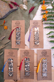 Handprinted Wooden Bookmarks