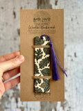 Handprinted Wooden Bookmarks
