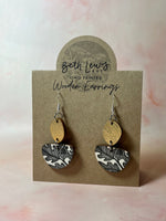 New! Autumn/Winter Wooden Earrings