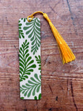 Handprinted Wooden Bookmarks