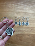 Wooden Leaf Keyrings