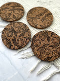 4 Clementine Design Cork Coasters
