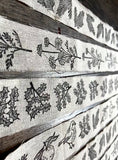 Handprinted Linen Ribbon