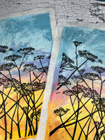 Fennel at Sunset - Handpainted Original Second Edition