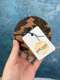4 Oak Leaf Cork Coasters