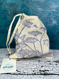 Fennel Print Gift Bag - Blue