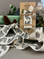 Handprinted Linen Ribbon