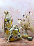 When life gives you lemon - 100% cotton gift bags