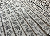 Handprinted Linen Ribbon