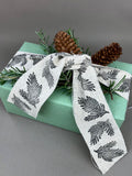 Handprinted Linen Ribbon