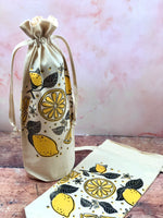 When life gives you lemon - 100% cotton gift bags