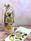 When life gives you lemon - 100% cotton gift bags